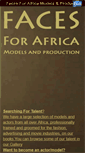 Mobile Screenshot of facesforafrica.com